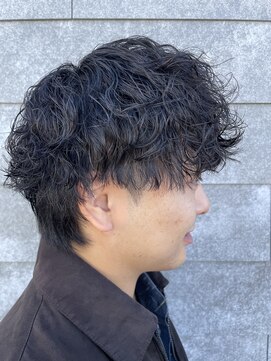 ニアウ 伊勢崎連取店(Niau) マッシュウルフ波巻きスパイラルパーマ