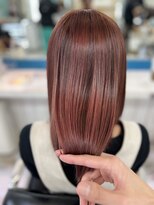 ナチュラ(natura)&nbsp;ブリーチなしでピンクカラー◎ケアカラーでツヤサラ◎