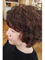 リビングヘアルーム(LIVING HAIR ROOM) ウルフでパーマ