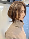 フリンジバング×ネオウルフ　ボブウルフ　ウルフカット