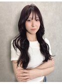 透明感パープル×レイヤー