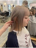 冬のwhite blonde