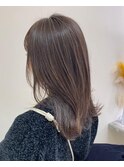 柔らかさを引き出す細めハイライト