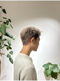 ホワイトベージュ×ショート