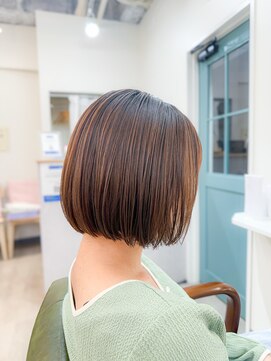 ライズ バイ レボ 柏店(RISE by REVO) コンパクトボブ/透明感アッシュ