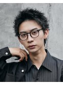 渋谷スパイキーショートメンズショートパーマ短髪パーマショート