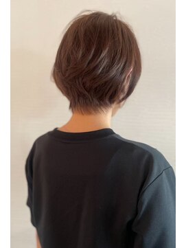 ボンド(hair salon bonD) レイヤーショート　モカブラウンカラー