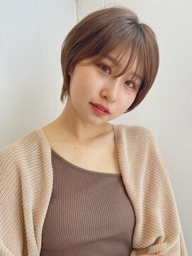 ハピネス 王寺店(Happiness) 長め前髪あり丸みショート　奈良王寺　20代30代40代50代