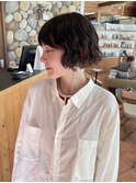 LAPENSEE/beige/奥村/ボブパーマ