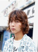 men's ［salonLyla］グランジウェービーボブルフ