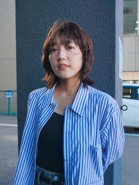 ストア(STORE) パープルブラウン×レイヤーパーマ