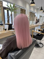 アース 武蔵境店(HAIR & MAKE EARTH)&nbsp;武蔵境で叶えるホワイトピンクカラー｜20代女性の透明感ブリーチ