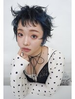 テイ(tei)&nbsp;Soft Rebel Baby /ネイビーカラー/ショートヘア/レイヤーカット