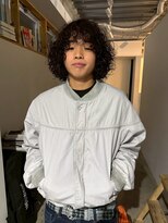 PARKiiiNG 心斎橋　ブリーチ/ダブルカラー/パーマ/メンズ【パーキング】&nbsp;ニュアンスパーマ