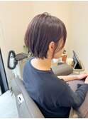 国分寺ショートカットショートボブイルミナカラーヘッドスパ韓国