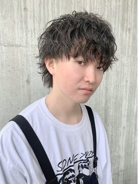 マグサロンギャラリー(Mag salon gallery) イメチェン◎メンズパーマツイストスパイラル×ウルフカット