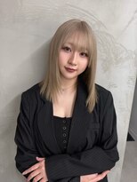 リエンス(RIENS)&nbsp;【RIENS】ミルクティーベージュのセミロング