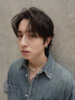 バイフィフス 原宿/表参道(by fifth)&nbsp;シャドウパーマルーズパーマセンターパートツーブロック刈り上げ