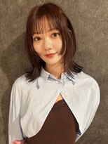 アンドカオマワリカットファム(Fann.)&nbsp;髪質改善 レイヤーカット 韓国風 神戸三宮元町 艶髪 顔周り 前髪