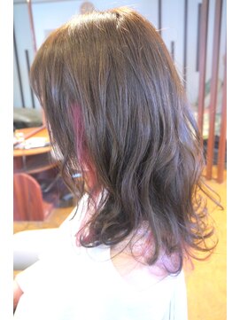 ヘアー ライフ トゥルース(Hair Life truth) ≪truth≫インナーカラー×パープルアッシュ