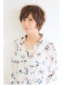  大人かわいい小顔ショート