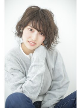 モードケイズ JR茨木improve店(MODE K's) 【ゆるふわ×ヴェールウエーブ】 透明感切りっぱなし外ハネボブ