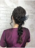 結婚式アレンジ/ヘアアレンジ/パーティーヘアセット/池袋asami