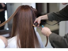 アクア固定仕上げ（アイロンで余分な水分を飛ばす）