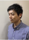 アップバング メンズカット 表参道青山