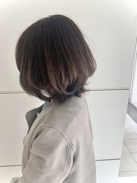 ヘアーロギア 栄店(hair LOGiA) ★hair LOGiA★　くびれショートボブ　横