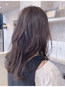 キャアリー(Caary) 福山市美容室Caary人気 暗めトーンラベージュカラー