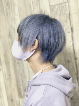 アイスアウト(iced out) ブルー×ポイントブラックカラー【赤羽】