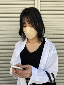 ソウバイジョージ(Sow by George) Takumi韓国ヘア暗髪インナーカラー10代20代福岡博多天神大名