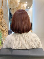 リュクスバトーバイトリコ 船橋南口店(Luxe BATEAU by tricot) 大人艶髪ピンクブラウンボブ/20代30代40代