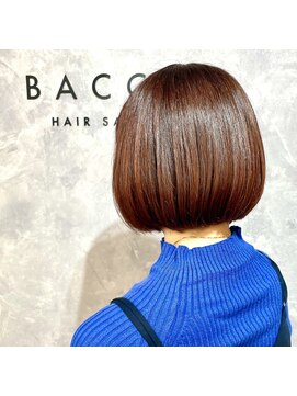 バッカ 横浜桜木町店(BACCA) ミニボブ/レッドブラウン
