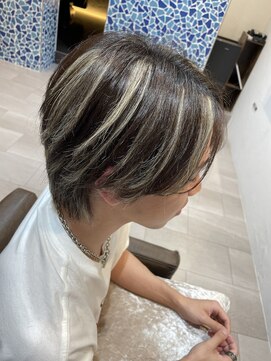 リリー(Lily) コムドットやまと風センターメッシュ