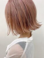 ジャム(Jam)&nbsp;切りっぱなしボブ×明るめベージュで夏色に★中村大輔