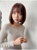 大人可愛いナチュラルボブ