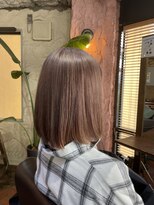 ロッソバイアルター 鎌取(ROSSO by aL-ter)&nbsp;【マチルダボブ/インナーグレージュ/ウルフ】千葉香奈