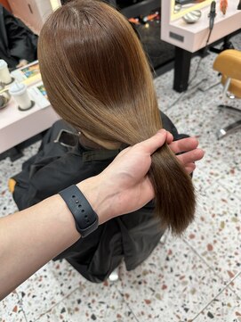 ボタン シブヤ(VOTAN SHIBUYA) 韓国ヘア/くびれヘア/艶感カラー/オレンジブラウン