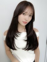 シーシンジュク 新宿南口(Sea shinjuku)&nbsp;韓国風前髪×レイヤーカット【新宿/前髪/レイヤーカット】