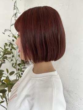 トレヘアー(tRe hair) 斜めバング　ボブ　オージュア