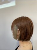 ★美髪インナーカラー大人可愛い#モテ髪