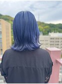 韓国風ネイビーブルーカラー