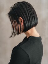 ベンジー 香椎店(benji)&nbsp;シンプルな前下がりボブ　2