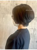 大人のショートボブ〈ARCH Sayaka〉
