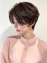 クラン(Chlan) キレイめハンサムショート×大人の暗髪アッシュグレー