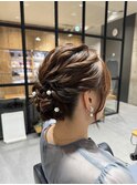 【山嵜 栞】ヘアセット
