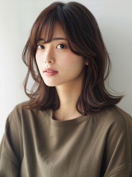 アルトリスト(Altruist Aging×HAIR&SPA) ★ダークアッシュ大人ガーリーボブ着物ミディアムレイヤーカット