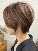 シドウ/20代30代/パーマなしショート